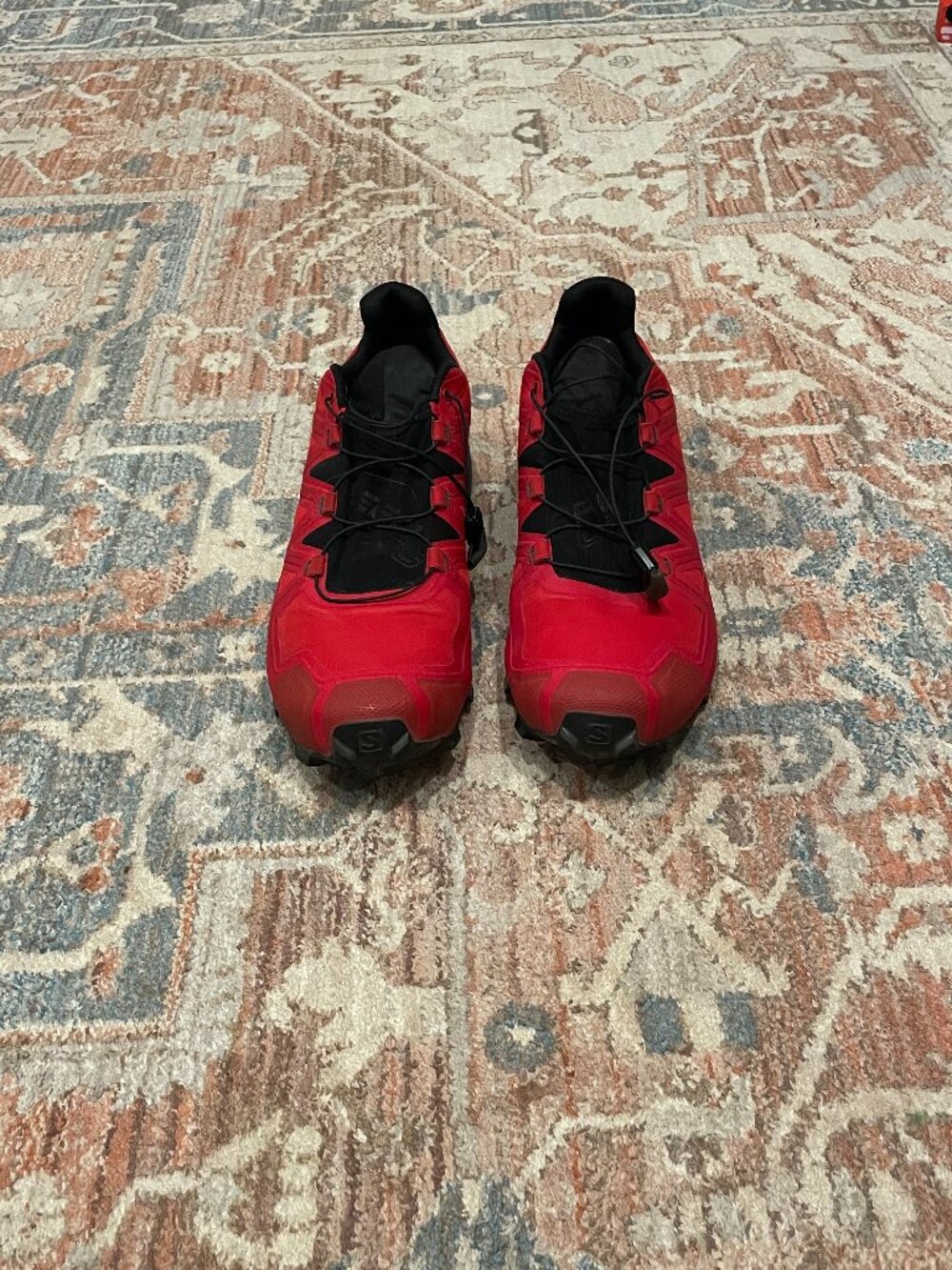 Salomon Speedcross 5 Men’s Size 11 Red Black Trail Running Shoes 406843